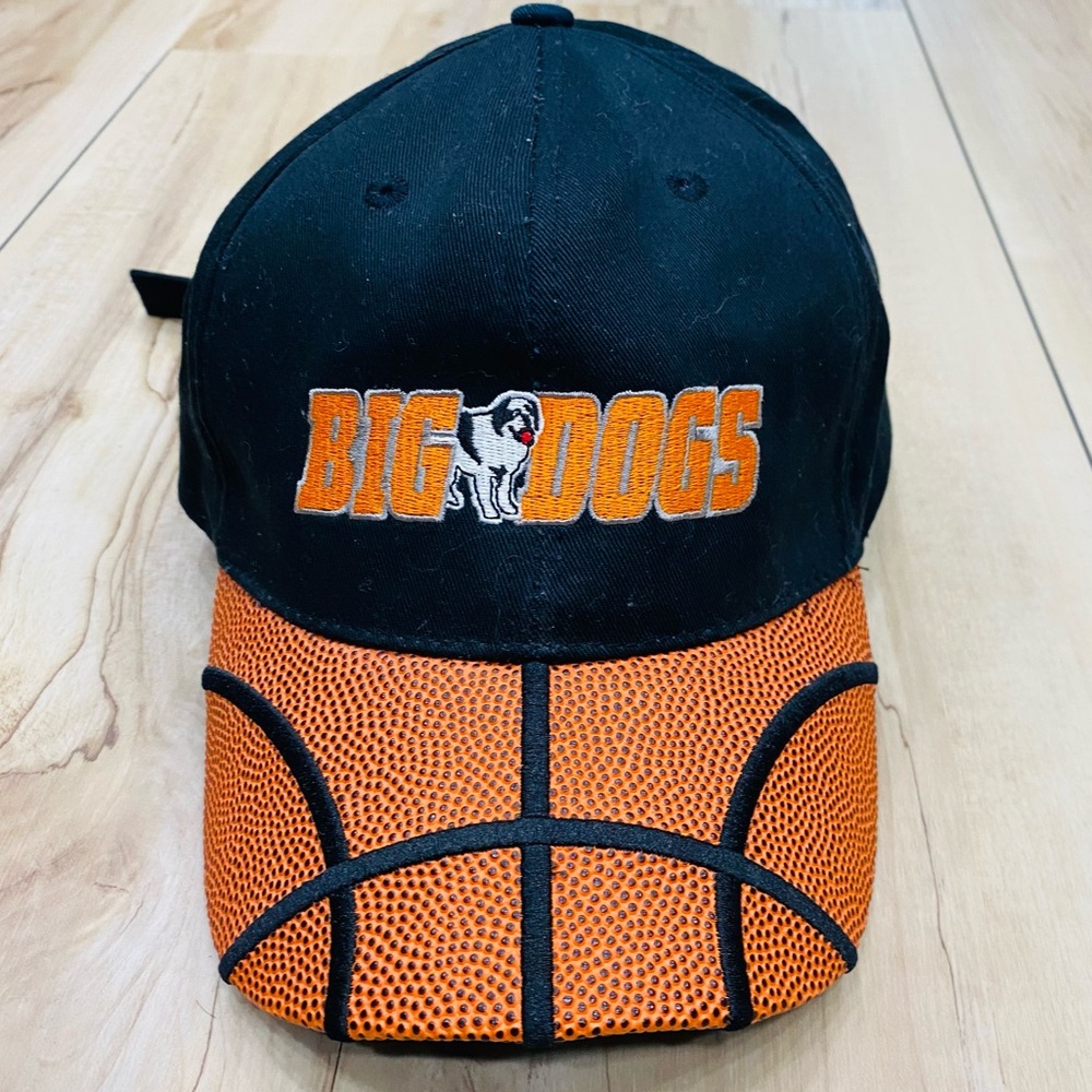Big Dogs Hat Basketball brim textured Strapback OSFA
